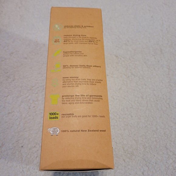 Wool Dryer Balls 6XL NIB - Picture 7 of 8